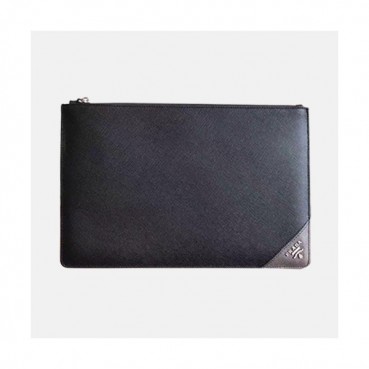 Prada Saffiano Mens Clutch Bag ,28CM 