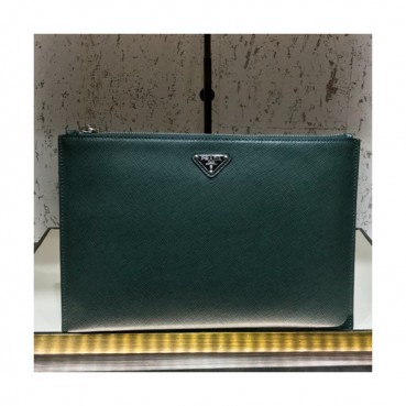 Prada Saffiano Mens Clutch Bag ,28CM 