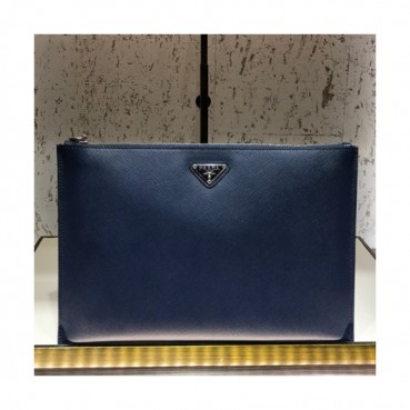 Prada Saffiano Mens Clutch Bag ,28CM 