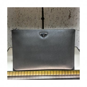 Prada Saffiano Mens Clutch Bag ,28CM 