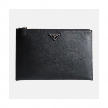 Prada Saffiano Mens Clutch Bag ,28CM 