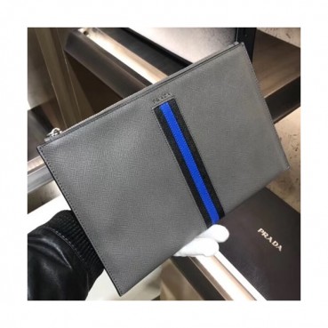 Prada Saffiano Mens Clutch Bag ,28CM 