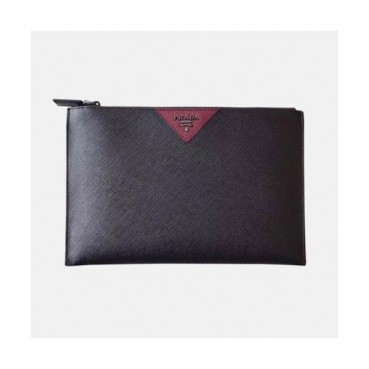 Prada Saffiano Mens Clutch Bag ,28CM 