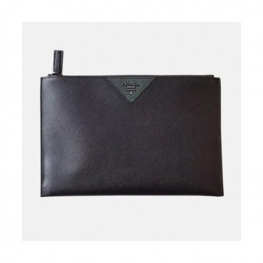 Prada Saffiano Mens Clutch Bag ,28CM 