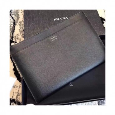 Prada Saffiano Mens Clutch Bag ,36CM 