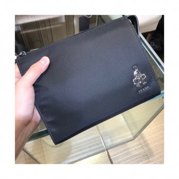 Prada 2018 Nylon Clutch Bag ,23CM 