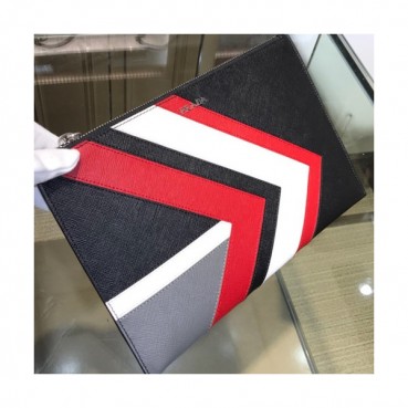 Prada Saffiano Mens Clutch Bag ,28CM 