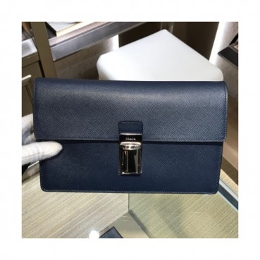 Prada Saffiano Mens Clutch Bag ,25CM 