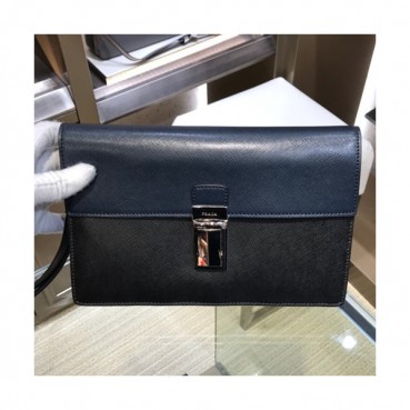 Prada Saffiano Mens Clutch Bag ,25CM 