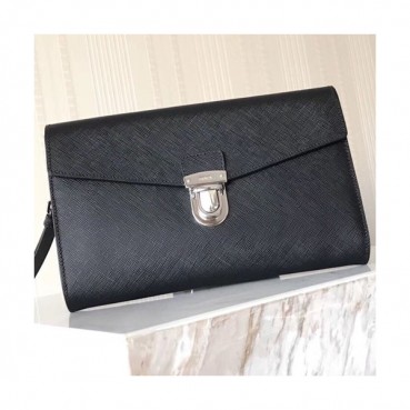 Prada Saffiano Mens Clutch Bag ,24CM 