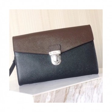Prada Saffiano Mens Clutch Bag ,24CM 