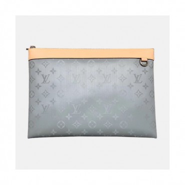 Louis Vuitton Monogram Titanium Clutch ,34cm 