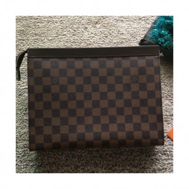 Louis Vuitton Pochette Voyage Monogram Eclipse Clutch Bag,26/33cm 