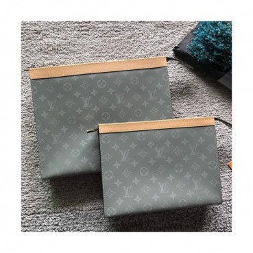 Louis Vuitton Pochette Voyage Monogram Eclipse Clutch Bag,26/33cm 