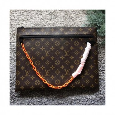 Louis Vuitton Monogram Clutch Bag,34cm 
