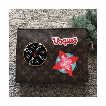 Louis Vuitton Monogram Clutch Bag,26cm 