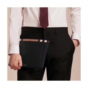 Burberry 2018 Leather Clutch Bag , 28.5cm 