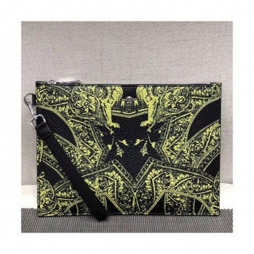 Versace 2018 Leather Clutch Bag,30CM 