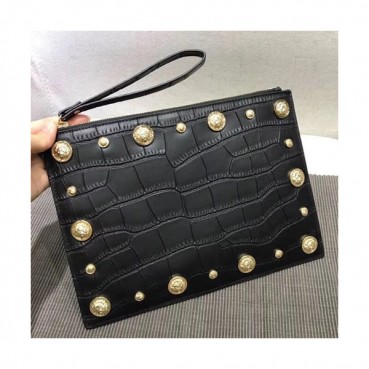 Versace Leather Clutch Bag,28CM 
