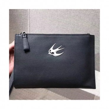 Alexander Mcqueen 2018 Leather Clutch Bag ,28CM 