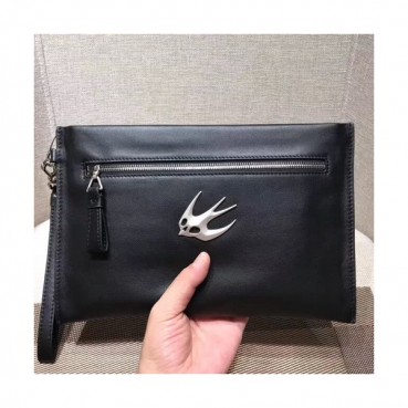 Alexander Mcqueen 2018 Leather Clutch Bag ,28CM 