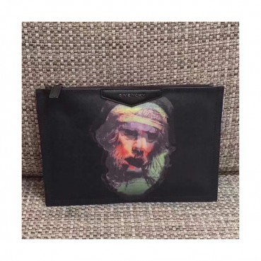 Givenchy 2018 Leather Clutch Bag,30cm 