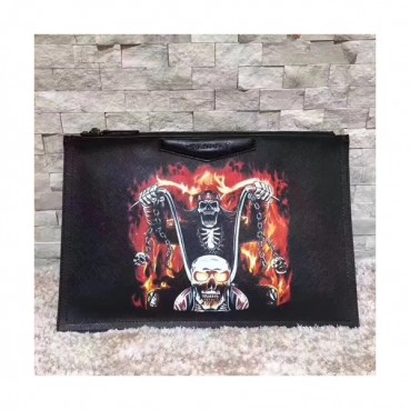 Givenchy 2018 Leather Clutch Bag,30cm 