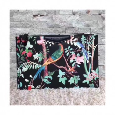 Givenchy 2018 Leather Clutch Bag,30cm 