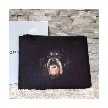 Givenchy 2018 Leather Clutch Bag,30cm 