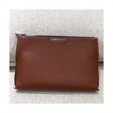 Givenchy Leather Clutch Bag,28cm 
