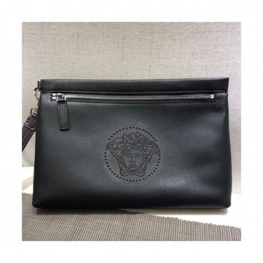 Versace Leather Clutch Bag,30CM 