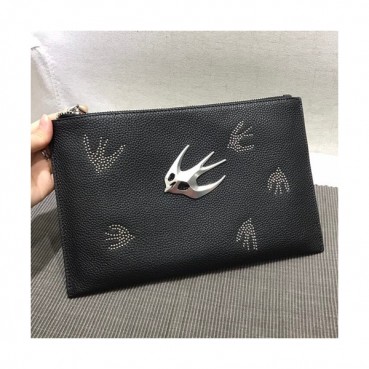 Alexander Mcqueen 2018 Leather Clutch Bag ,28CM 