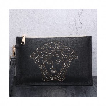 Versace Leather Clutch Bag,28CM 
