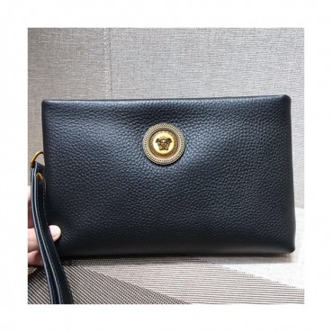 Versace Leather Clutch Bag,24CM 
