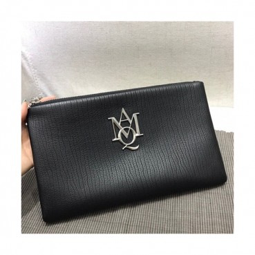 Alexander Mcqueen 2018 Leather Clutch Bag ,26.5CM 