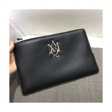 Alexander Mcqueen 2018 Leather Clutch Bag ,30CM 