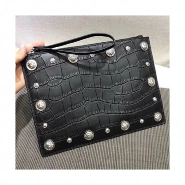 Versace Leather Clutch Bag,28CM 