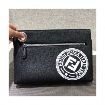 Fendi Leather Clutch Bag ,26CM 