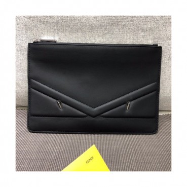 Fendi Leather Clutch Bag ,29CM 