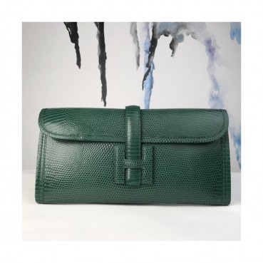 Hermes Lizard Leather Clutch Bag ,29cm 