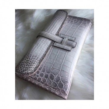 Hermes Crocodile Leather Clutch Bag ,29cm 