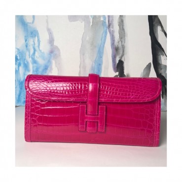 Hermes Crocodile Leather Clutch Bag ,29cm 