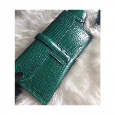 Hermes Crocodile Leather Clutch Bag ,29cm 