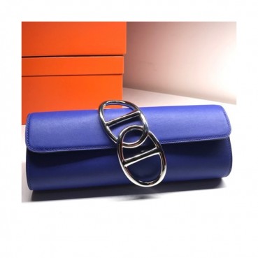 Hermes Egee Swift Leather Clutch Bag  