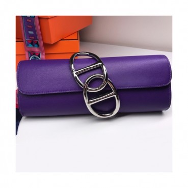 Hermes Egee Swift Leather Clutch Bag  