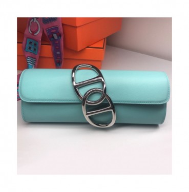 Hermes Egee Swift Leather Clutch Bag  
