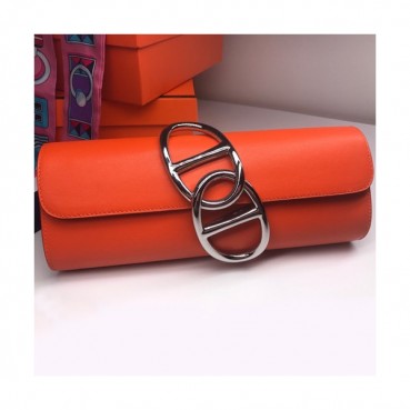 Hermes Egee Swift Leather Clutch Bag  