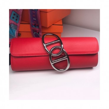 Hermes Egee Swift Leather Clutch Bag  