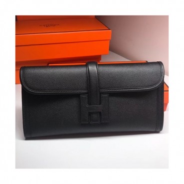 Hermes Jige EpsomLeather Clutch Bag ,29cm 