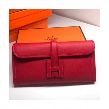 Hermes Jige EpsomLeather Clutch Bag ,29cm 